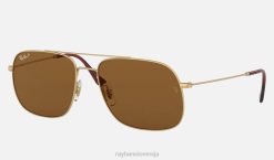 sl Ray-Ban moški andrea sončna očala mat zlato/temno rjava VB06446