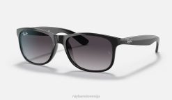 sl Ray-Ban moški andy sončna očala polirano črno/sivo VB06750