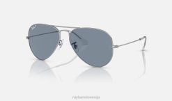 sl Ray-Ban moški aviator classic sončna očala polirana srebrna/modra VB062