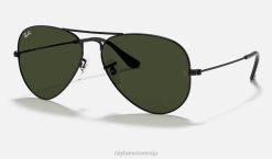 sl Ray-Ban moški aviator classic sončna očala polirano črno/zeleno VB064