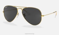 sl Ray-Ban moški aviator classic sončna očala polirano zlato/črno VB063