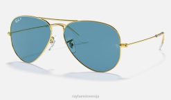 sl Ray-Ban moški aviator classic sončna očala polirano zlato/modro VB069