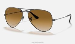sl Ray-Ban moški aviator gradient sončna očala polirana bronasta kovina/svetlo rjava VB06532