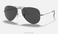 sl Ray-Ban moški aviator metal ii sončna očala polirana bronirana/črna VB06697
