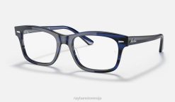 sl Ray-Ban moški burbank optika očala polirana modra VB061726