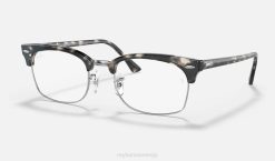 sl Ray-Ban moški clubmaster kvadratna optika polirana siva havana VB061892 očala
