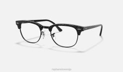 sl Ray-Ban moški clubmaster marmorna optika očala polirana črna VB062403