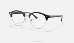 sl Ray-Ban moški clubround optika polirana črna VB061871 očala