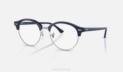 sl Ray-Ban moški clubround optika polirana modra VB061873 očala