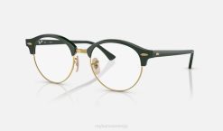 sl Ray-Ban moški clubround optika polirana zelena VB061874 očala