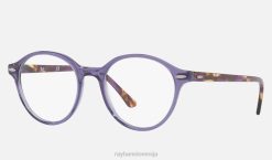 sl Ray-Ban moški dekanska optika očala polirana prozorna vijolična VB062278