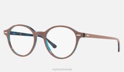 sl Ray-Ban moški dekanska optika očala polirana svetlo rjava VB062280