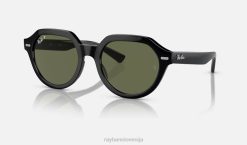 sl Ray-Ban moški gina sončna očala polirano črno/zeleno VB06385