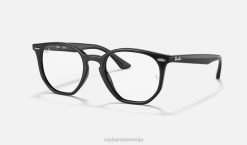 sl Ray-Ban moški heksagonalna optika rb7151 očala polirana črna VB061722