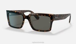 sl Ray-Ban moški inverness sončna očala polirana havana na prozorni rjavi/temno sivi VB06815