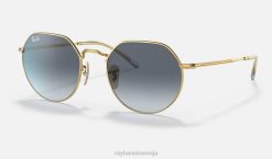 sl Ray-Ban moški jack sončna očala polirano zlato/modro/sivo VB0670