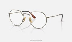 sl Ray-Ban moški jack titanium optika očala mat zlato VB062183