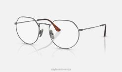 sl Ray-Ban moški jack titanium optika očala polirana orožje VB062186