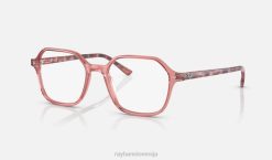 sl Ray-Ban moški janež optika očala polirano prozorno roza VB061818