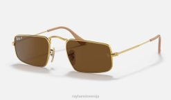 sl Ray-Ban moški julie sončna očala polirano zlato/rjavo VB061281