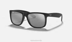 sl Ray-Ban moški Justin barvna mešanica sončna očala mat črno/siva VB0686