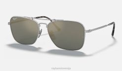 sl Ray-Ban moški karavan titanium sončna očala mat srebrna/modra VB061061
