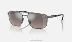 sl Ray-Ban moški kolekcija rb3715m scuderia ferrari sončna očala polirana bronirana kovina/srebro VB061550
