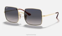 sl Ray-Ban moški kvadrat 1971 classic sončna očala polirano zlato/modro/sivo VB06607