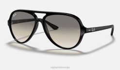 sl Ray-Ban moški mačke 5000 classic sončna očala polirana črna/svetlo siva VB06534