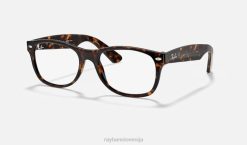 sl Ray-Ban moški nova potovalna optika očala polirana temna havana VB061592