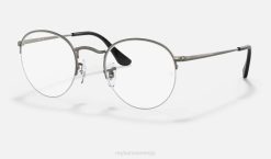 sl Ray-Ban moški okrogel pogled mat gunmetal VB061878 očala