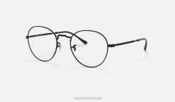 sl Ray-Ban moški okrogla kovinska optika ii očala mat črna VB061797