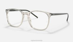 sl Ray-Ban moški optika rb5387 očala polirano prozorno VB061588