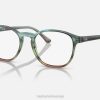 sl Ray-Ban moški optika rb5417 očala polirano črtasto modro/zeleno VB061621