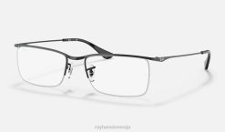 sl Ray-Ban moški optika rb6370 očala polirana črna VB062508