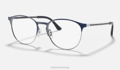 sl Ray-Ban moški optika rb6375 očala polirano modra na bronzelu VB062063