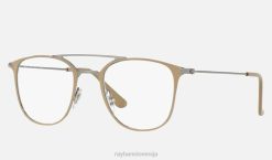 sl Ray-Ban moški optika rb6377 očala polirana svetlo rjava VB062503