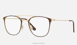 sl Ray-Ban moški optika rb6377 očala polirano rjava VB062502