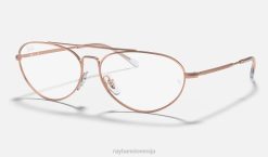 sl Ray-Ban moški optika rb6454 očala polirano rožnato zlato VB062401