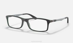 sl Ray-Ban moški optika rb7017 mat črna na zeleni VB061906 očala