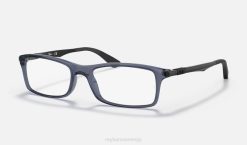 sl Ray-Ban moški optika rb7017 polirana prozorno modra VB061911 očala