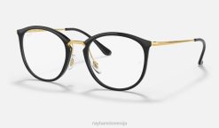 sl Ray-Ban moški optika rb7140 očala polirana črna VB061606