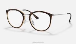 sl Ray-Ban moški optika rb7140 očala polirana havana VB061607