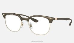 sl Ray-Ban moški optika rb7186 očala mat peščeno rjava VB061991