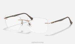 sl Ray-Ban moški optika rb8725 očala polirana svetlo rjava VB062494