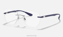 sl Ray-Ban moški optika rb8766 očala polirano srebro VB062406