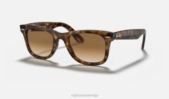 sl Ray-Ban moški potovalna lahkotnost sončna očala polirana svetlo havana/svetlo rjava VB06658