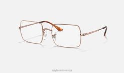 sl Ray-Ban moški rb1969v pravokotnik očala poliran baker VB062362
