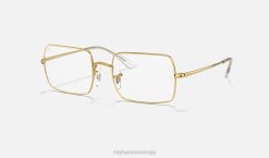 sl Ray-Ban moški rb1969v pravokotnik očala polirano zlato VB062360