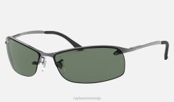 sl Ray-Ban moški rb3183 sončna očala polirana pištola/zelena VB06676